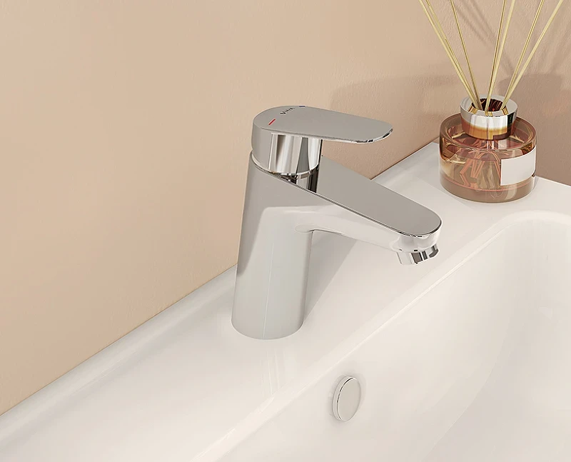 Смеситель для раковины Vitra Flow Round A42923EXP Хром латунь