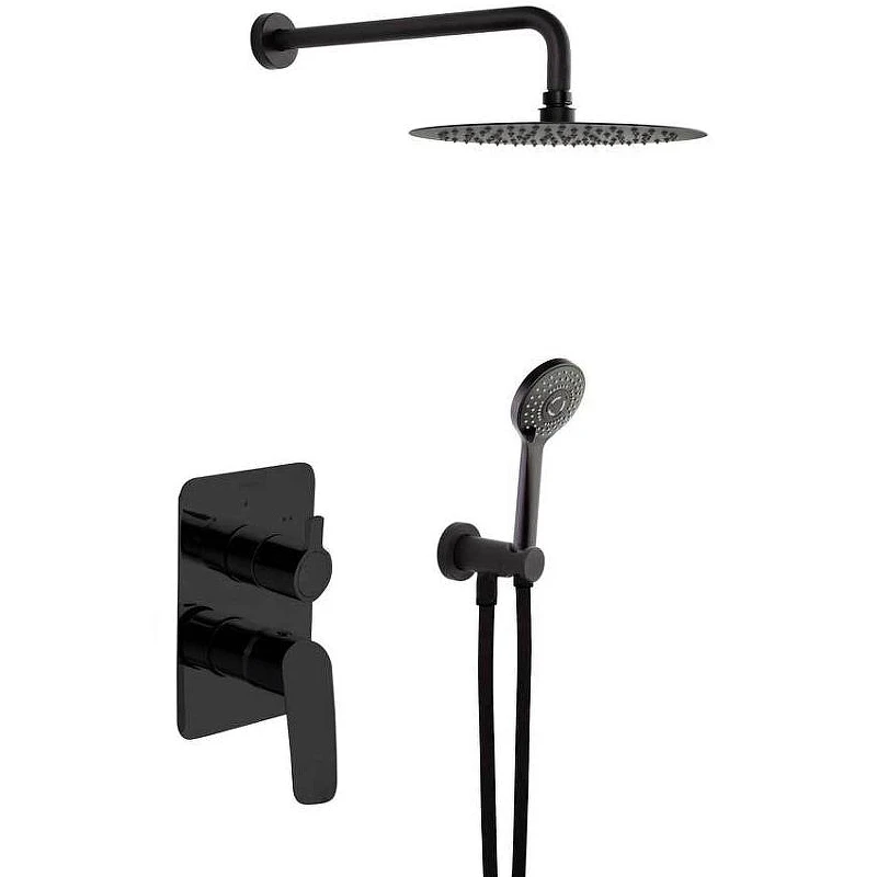 Душевая система Ramonsoler New Fly K5715021NM Черная матовая