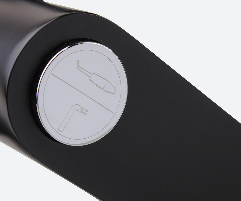 Смеситель для раковины Bronze de Luxe Optima 10188B Черный матовый