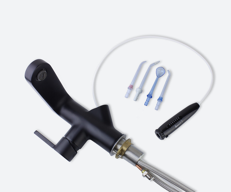 Смеситель для раковины Bronze de Luxe Optima 10188B Черный матовый