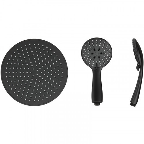 Душевая система Laguraty 7005 Черный латунь на стену