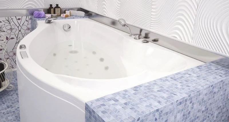 Акриловая ванна Aquanet Palma 170x90 R 204023 без гидромассажа