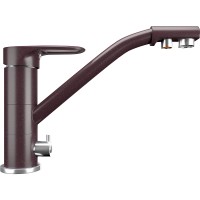 Смеситель для кухни Ulgran Classic U-010-345 Шоколад латунь однорычажный