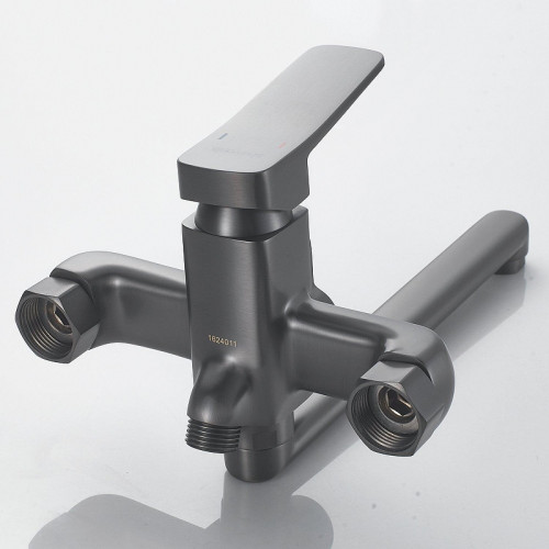 Смеситель для ванны Shevanik S9902T универсальный цвет Оружейная сталь