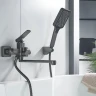 Смеситель для ванны Shevanik S9902T универсальный цвет Оружейная сталь