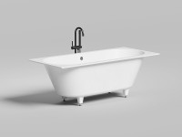 Ванна из искусственного камня Salini Орнелла Аксис 170x75 103413G цвет Белый глянцевый