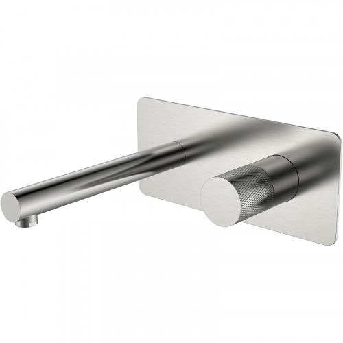 Смеситель для раковины Boheme Stick 125-NB.2 Никель латунь встраиваемый