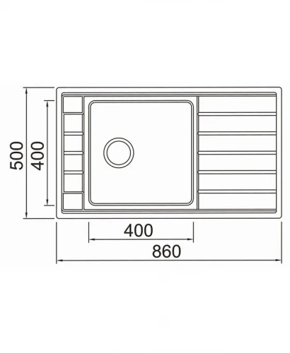 Кухонная мойка Seaman Eco Roma 86 SMR-8650AKR.0 цвет Нержавеющая сталь