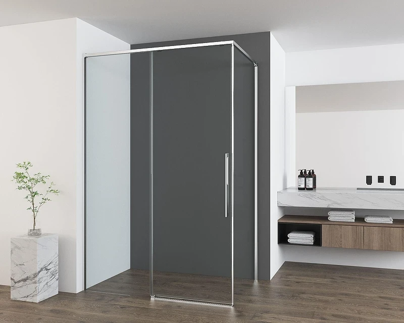 Душевой уголок Vincea Ultima 140х90 VSR-7UL9014CL профиль Хром стекло прозрачное
