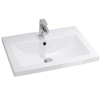 Тумба с раковиной Comforty Томари 70 00-00001279 подвесная Дуб тёмно-коричневый МДФ / ЛДСП