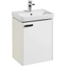 Тумба под раковину Aquaton Йорк 48 М 1A170901YOAY0 подвесная Белая Выбеленное дерево МДФ / ЛДСП