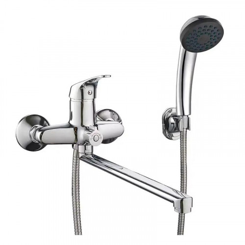 Смеситель для ванны D-Lin D146302-2 универсальный цвет  Хром