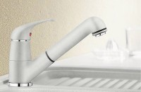 Смеситель для кухни Blanco Daras-S 524193 Белый латунь