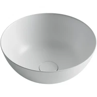 Раковина-чаша Ceramicanova Element 35 CN6003 Белая матовая фаянс накладная
