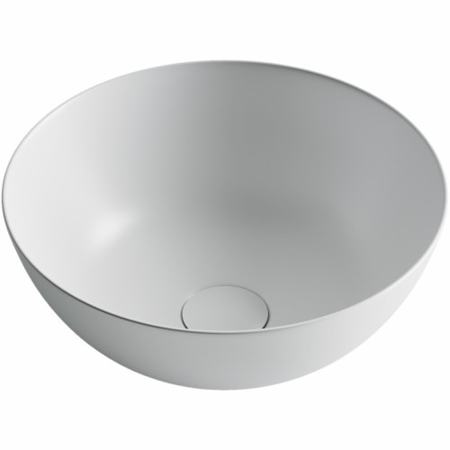 Раковина-чаша Ceramicanova Element 35 CN6003 Белая матовая фаянс накладная