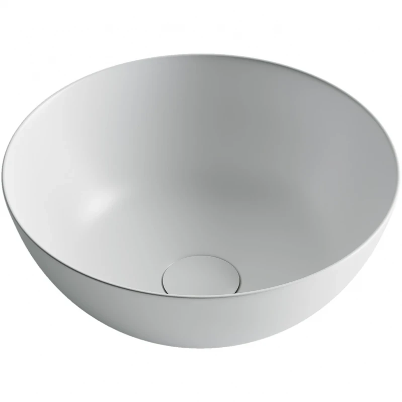 Раковина-чаша Ceramicanova Element 35 CN6003 Белая матовая фаянс накладная