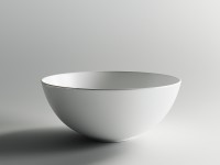 Раковина-чаша Ceramicanova Element 35 CN6003 Белая матовая фаянс накладная
