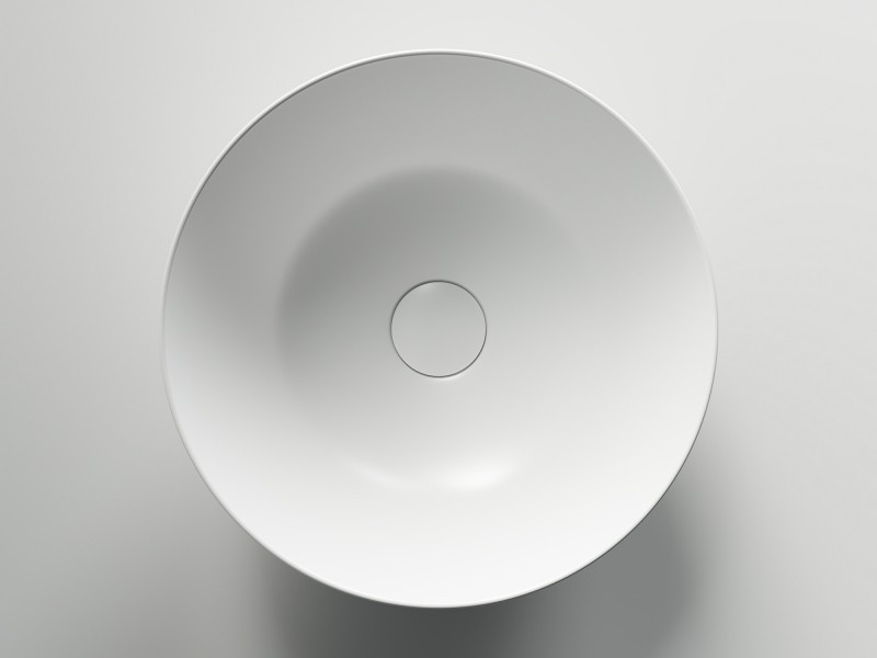 Раковина-чаша Ceramicanova Element 35 CN6003 Белая матовая фаянс накладная