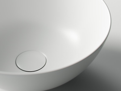 Раковина-чаша Ceramicanova Element 35 CN6003 Белая матовая фаянс накладная