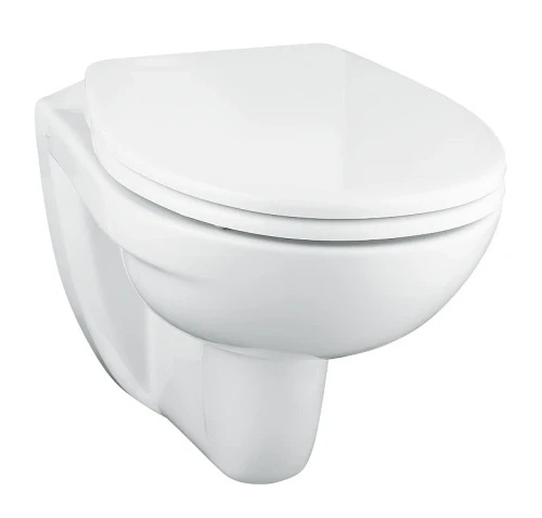 Комплект унитаза с инсталляцией Grohe Solido 39117000 с сиденьем Микролифт и клавишей смыва фаянс подвесной