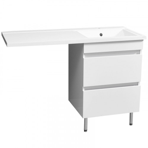 Раковина Stella Polar Мадлен 120 R SP-00000027 с местом под стиральную машину Белая