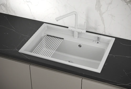 Кухонная мойка Granula Kitchen Space 73 7301 цвет Арктик