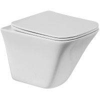 Унитаз BelBagno Marmi BB052CHR/BB052SC подвесной с сиденьем Микролифт фаянс подвесной