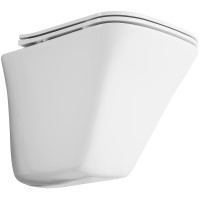 Унитаз BelBagno Marmi BB052CHR/BB052SC подвесной с сиденьем Микролифт фаянс подвесной