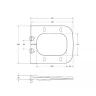 Унитаз BelBagno Marmi BB052CHR/BB052SC подвесной с сиденьем Микролифт фаянс подвесной