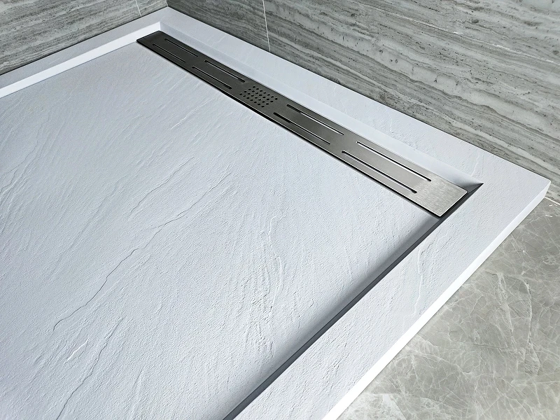 Душевой поддон из искусственного камня WeltWasser WW TRS 10070 STONE-WT 100x70 10000004370 Белый