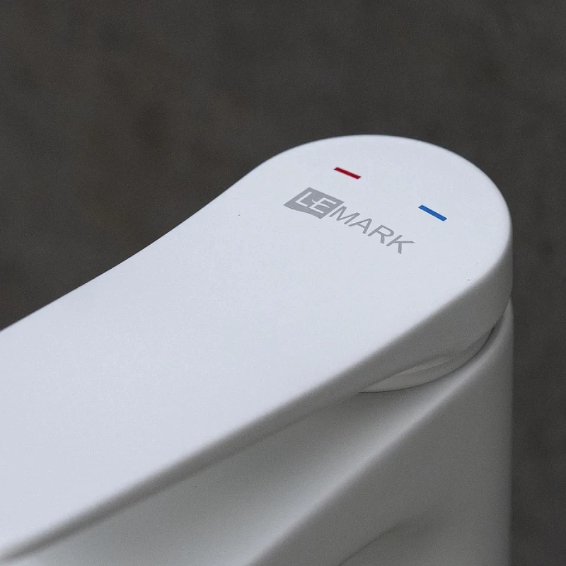 Смеситель для раковины Lemark Bronx LM3709MW цвет Белый матовый