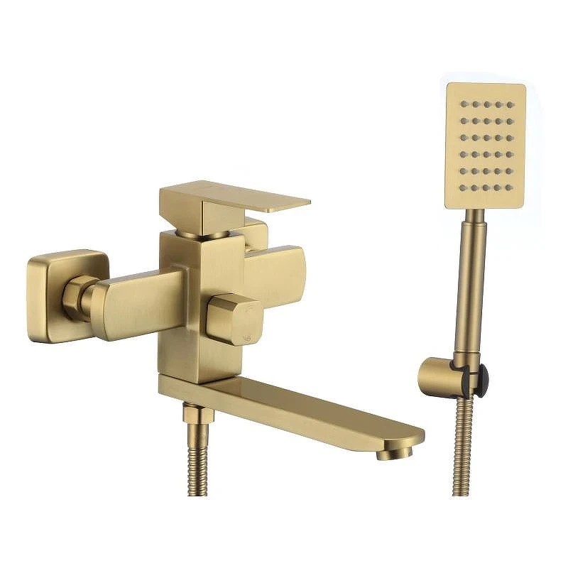 Смеситель для ванны Fmark FS8104C цвет Золото матовое