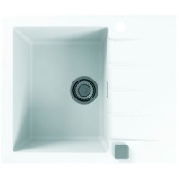 Кухонная мойка Alveus Granital Cadit 10 Arctic G11 590x500 1132017 Белая искусственный камень (литьевой мрамор) встраиваемый