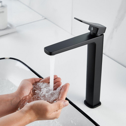 Смеситель для раковины Raffine F1199H цвет Черный