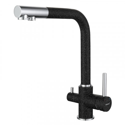 Смеситель для кухни GranFest 3611 цвет Черный