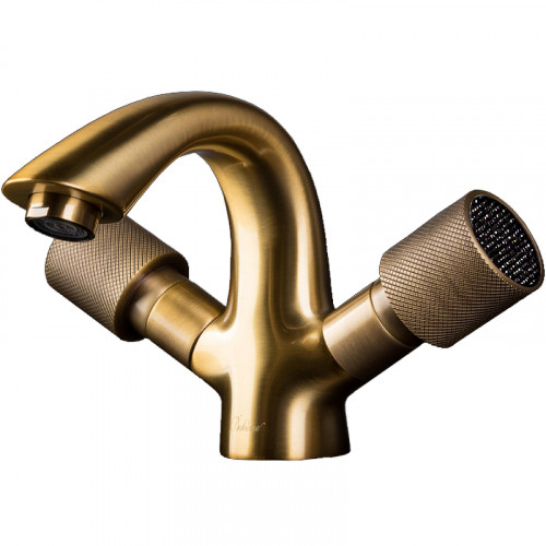 Смеситель для раковины Boheme Royal Cristal 311-Royal/CRSTBlack Бронза латунь