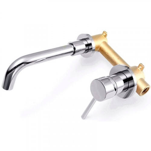 Смеситель для раковины ALMAes Atlas TVZ-0814 Хром латунь встраиваемый