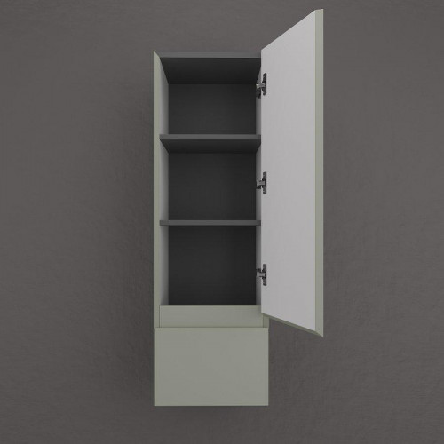 Шкаф пенал Style Line Манхэттен 36 ЛС-00002382 подвесной цвет Олива