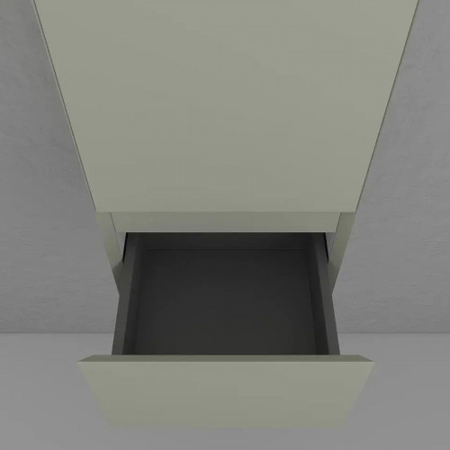 Шкаф пенал Style Line Манхэттен 36 ЛС-00002382 подвесной цвет Олива