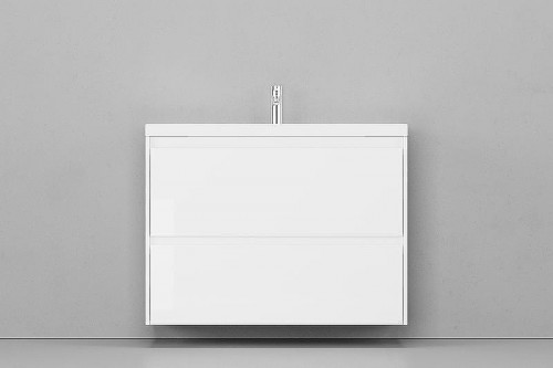 Тумба под раковину Velvex Klaufs 100 tpKLA.100.2Y.NEW-616.216 подвесная Белая