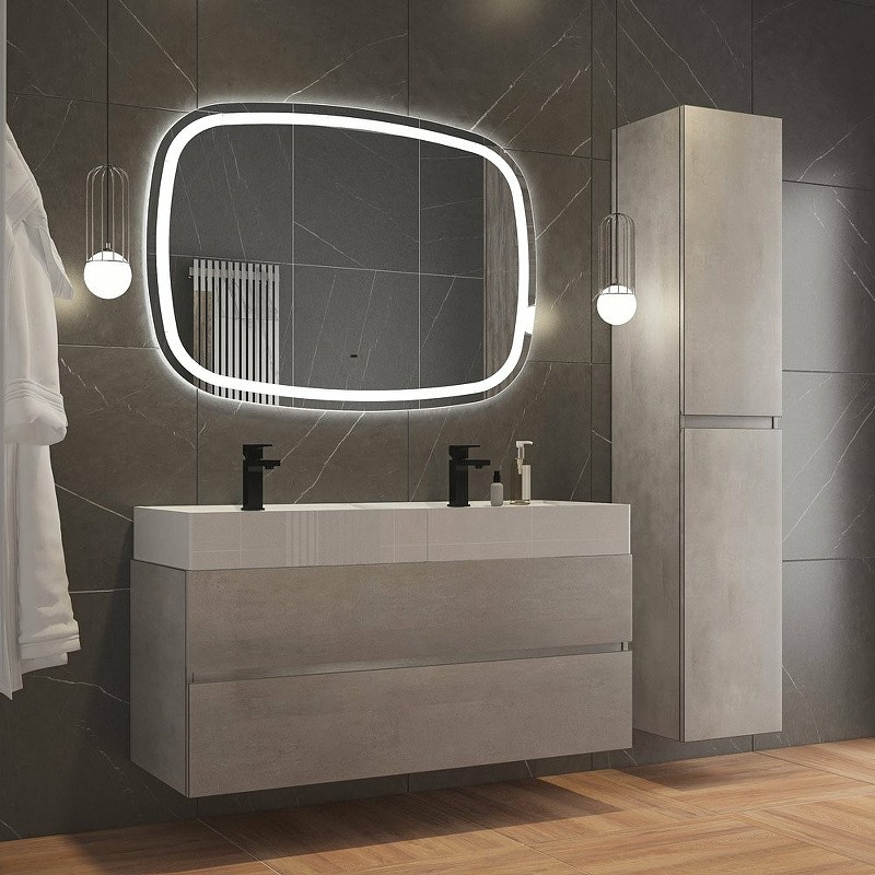 Зеркало Cezares Molveno 120 CZR-SPC-MOLVENO-1200-800-MOVс подсветкой с сенсорным выключателем и датчиком движения стекло