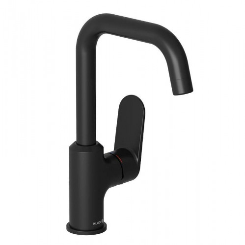 Смеситель для раковины Kludi X1 320283975 цвет Черный матовый