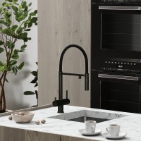 Смеситель для кухни Sancos Imola SC4010MB Черный матовый латунь