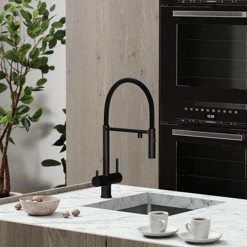 Смеситель для кухни Sancos Imola SC4010MB Черный матовый латунь