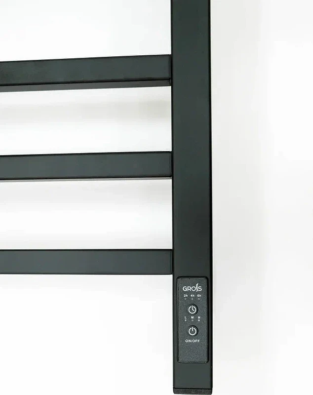Электрический полотенцесушитель Grois Alex GR-102 30/80 П8 9005 U Черный матовый