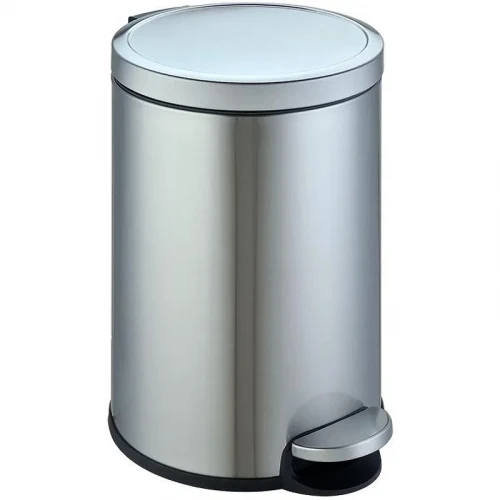 Ведро для мусора WeltWasser Lora MT 12L 10000013405 Сталь матовая