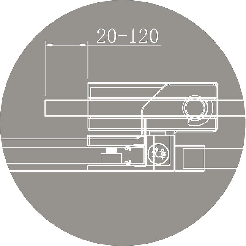 Душевой уголок Cezares Silder 90х90 SLIDER-A-2-80/90-C-Cr профиль Хром стекло прозрачное