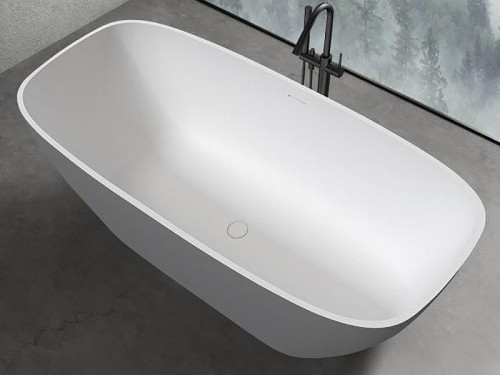Ванна из искусственного камня Uni-Flow Cono 170x76 FS306-1700 Gloss White цвет Белый глянцевый