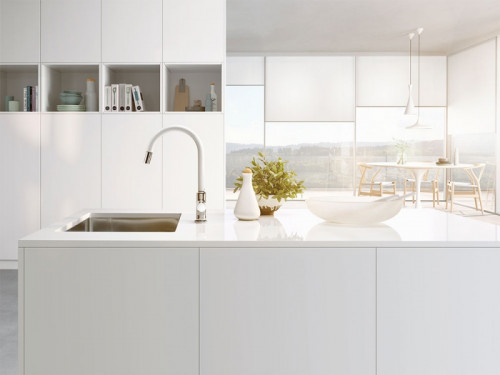 Смеситель для кухни Kludi Bingo Star XS 468519378 Белый матовый латунь