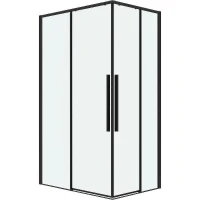 Душевой уголок Grossman Galaxy 110х90 300.K33.01.1190.21.00 профиль Черный матовый стекло прозрачное